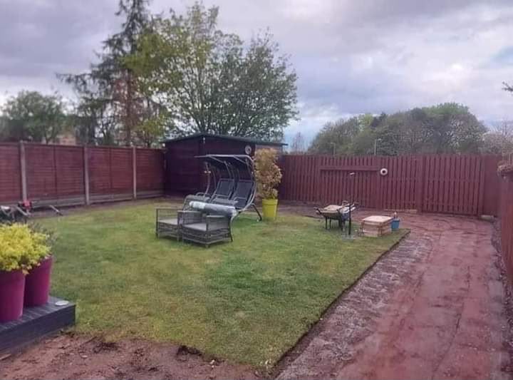 Garden before landscaping