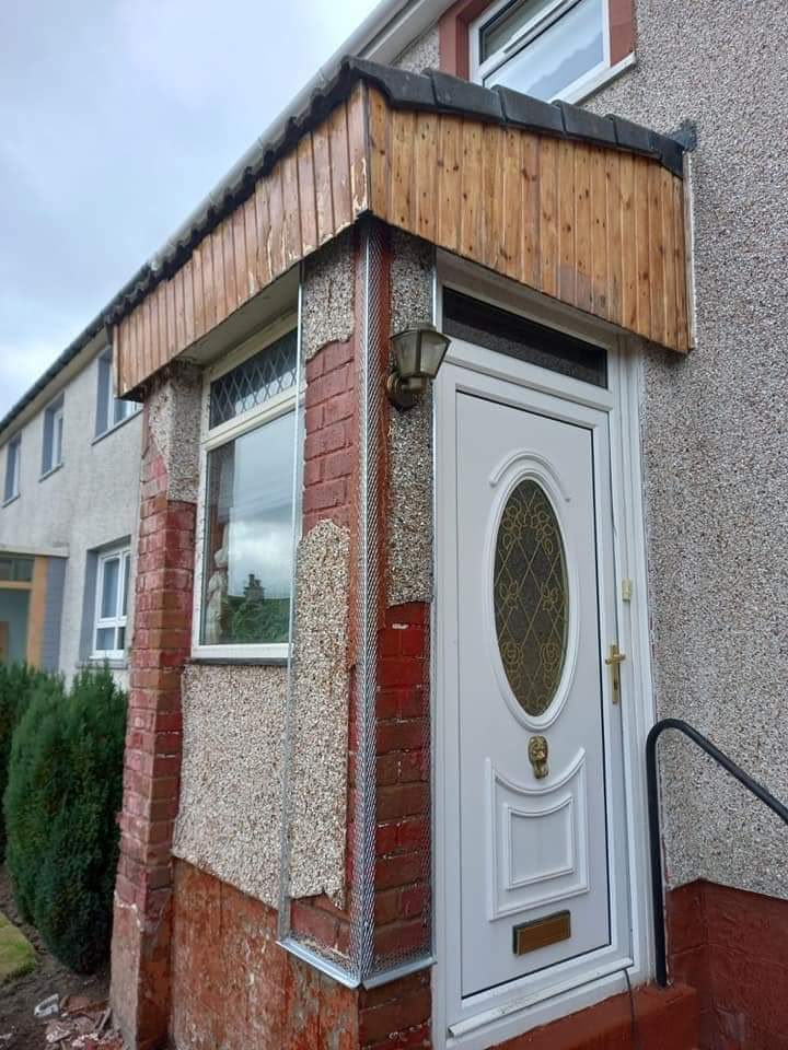 Porch before repair