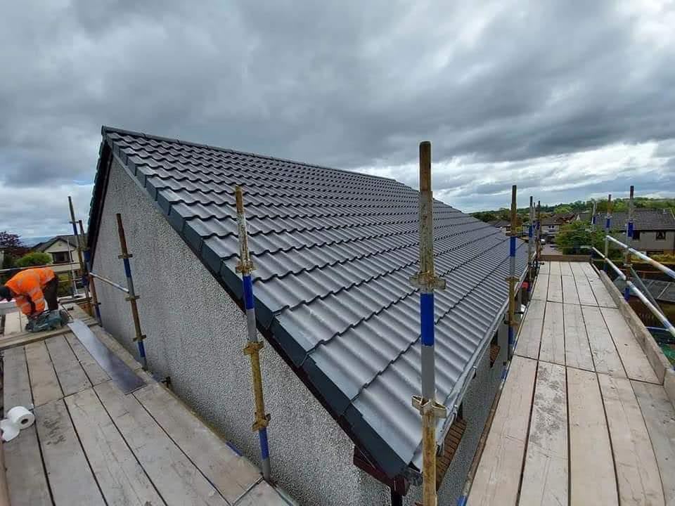 Completed roof renewal